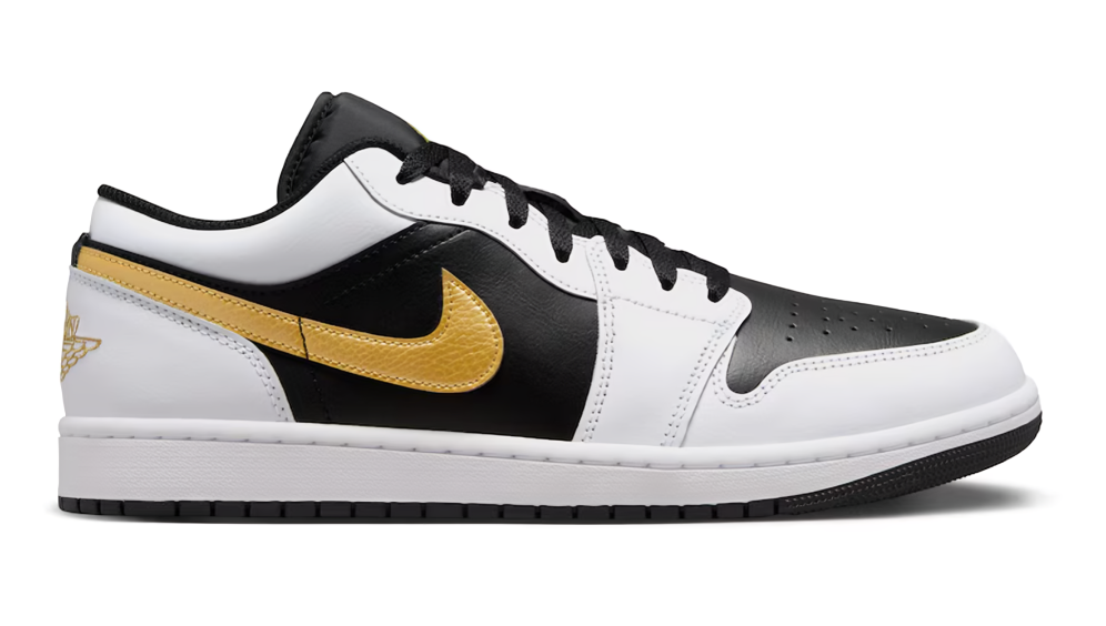 Men's White Air Jordan 1 Low Basketball Shoes