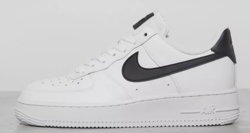 Nike Air Force 1 white black classic shoes